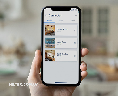Шторы на пульте и от телефона Dooya Smart