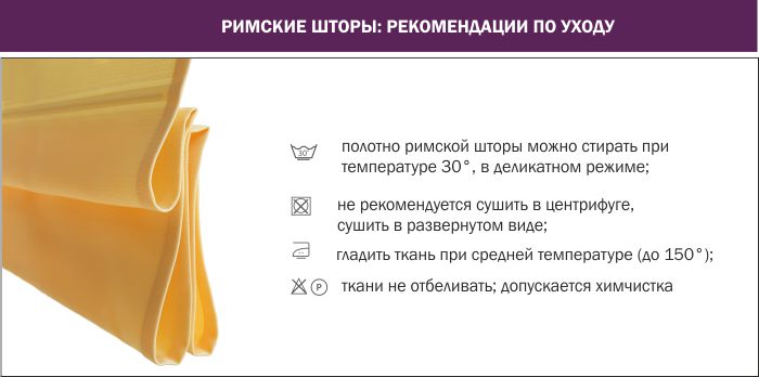 Технология пошива римской шторы