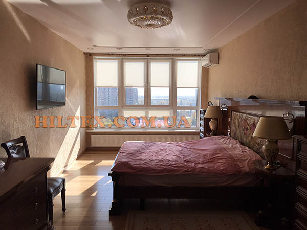 Скрін штори на панорамних вікнах