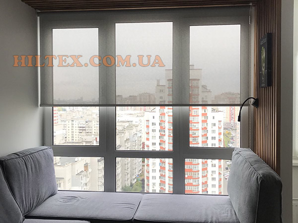 Рулонная штора из ткани Screen