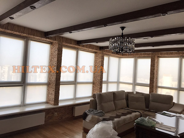 Прозрачная ткань для рулонной шторы