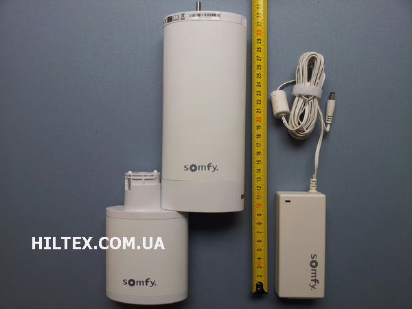 Карниз для штор на батареї Somfy