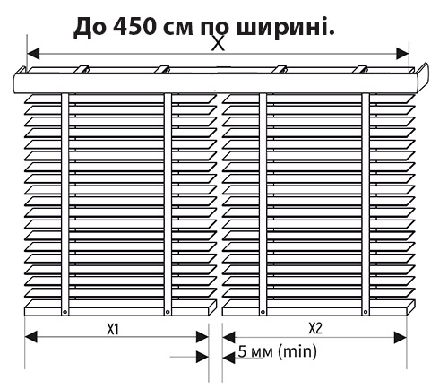 Деревянные жалюзи Дабл