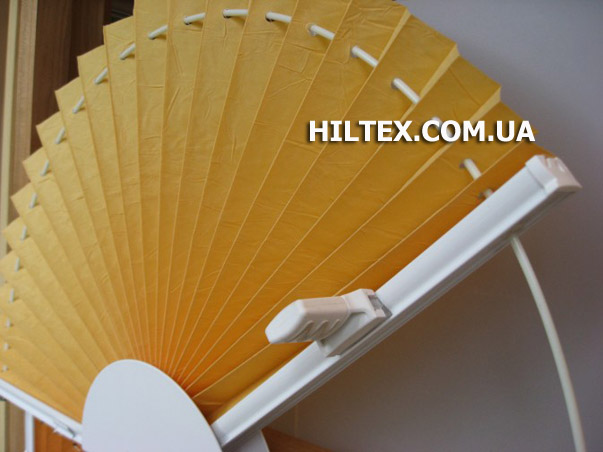 Как изготавливаются плиссе на арочное окно