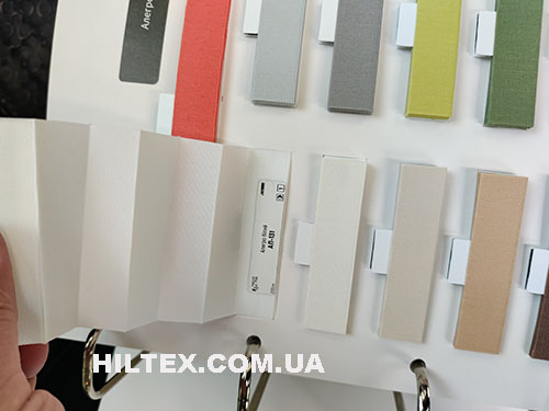 Ткани для штор плиссе из каталога Hiltex